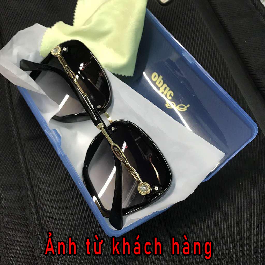 [Mã SRJULY1215 giảm 20K đơn 50K] Kính râm nữ thời trang 2021 - Mắt kính mát nữ đẹp gọng nhựa phối kim loại nâu đen_MS09 | BigBuy360 - bigbuy360.vn
