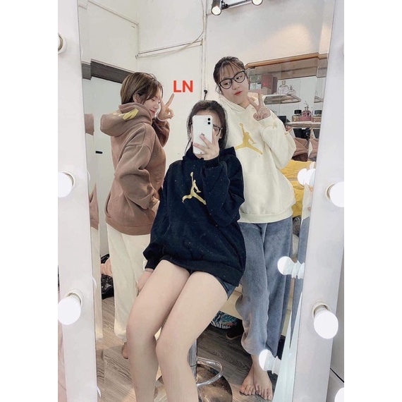 Áo hoodie người đánh bóng chữ mũ LN11
