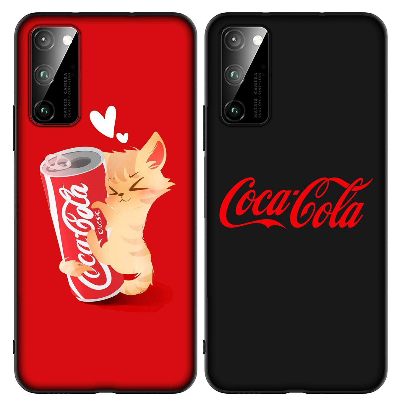 Mềm Ốp Điện Thoại Silicon Dẻo Họa Tiết Logo Coca Cola Cho Samsung Galaxy S9 S8 Plus + S7 Edge J8 2018 A70 B100