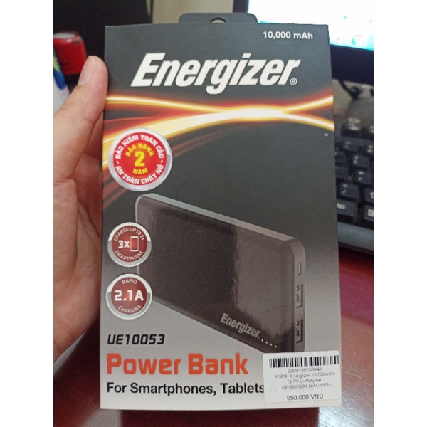 Thành lý Sạc dự phòng Ezerginer chính hãng 10.000mAh.