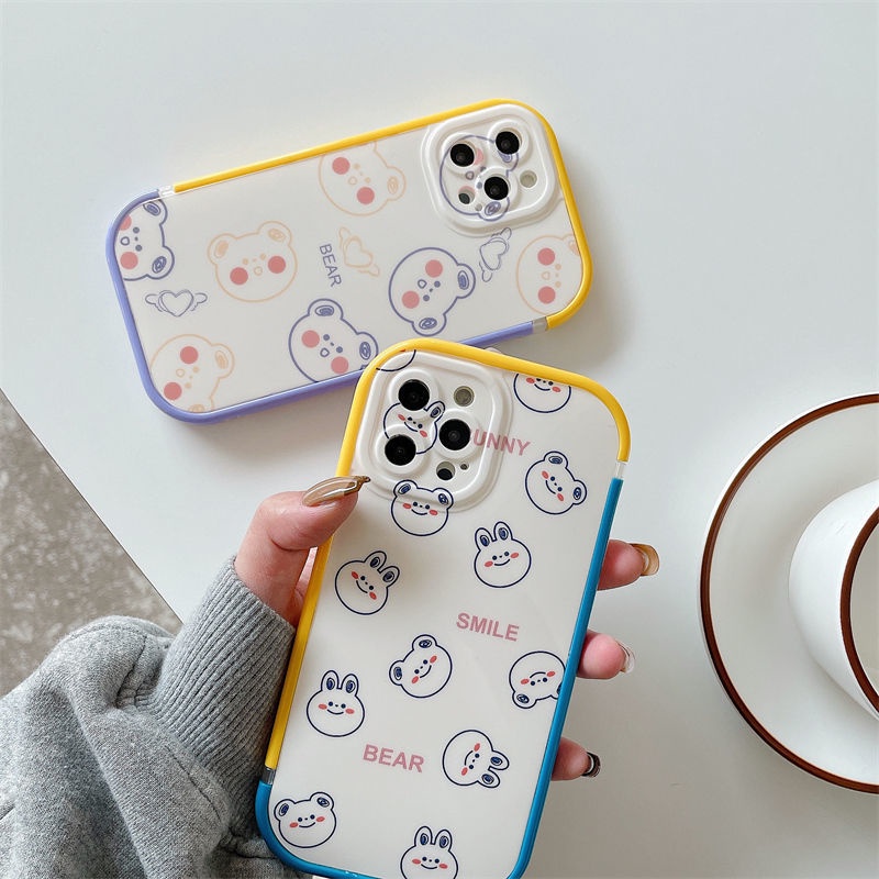 Ốp điện thoại silicone mềm viền màu in hình thích hợp cho IPhone 12 13 11 Pro Max X Xs Max Xr Xx78
