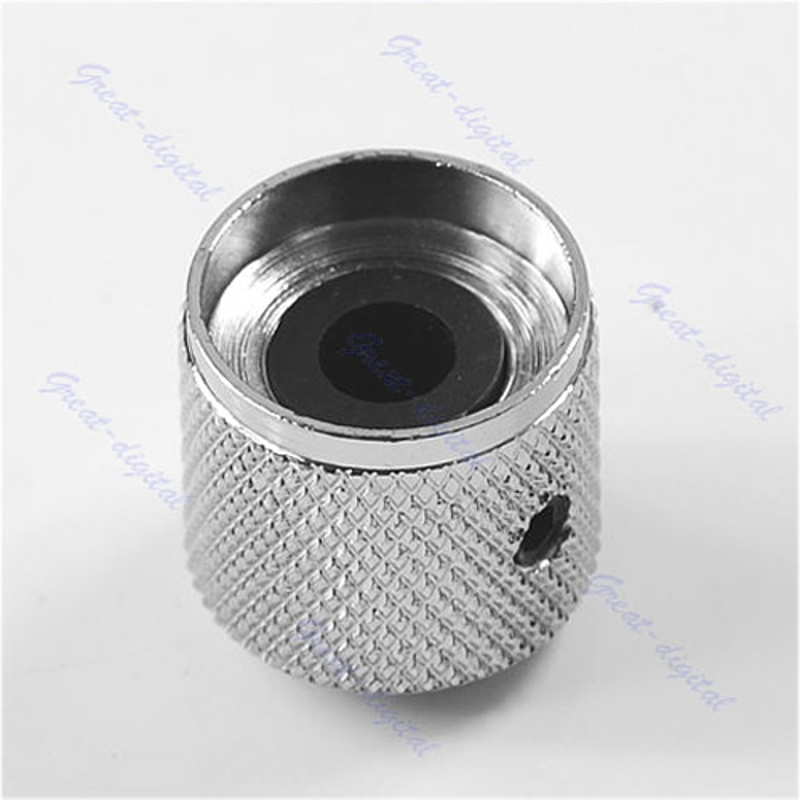 Yoodada Knob Button Tone Volume Dome Knob For Guitar Bass FD TL Metal Chrome Guitar Parts