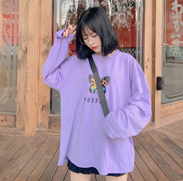 Áo tay dài Long Sleeve Pox Unisex ( 3 màu )