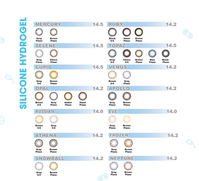 Lens đeo 24h có lệch độ kính áp tròng chính hãng Hàn Quốc angel eyes cao cấp lens cho mắt thở