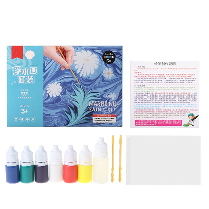 Bộ 6/12 màu vẽ tranh nước bằng nhựa acrylic cho bé