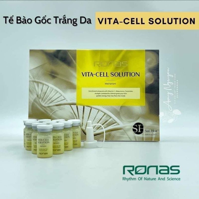 (HỘP 10 LỌ) TẾ BÀO GỐC RONAS VÀNG