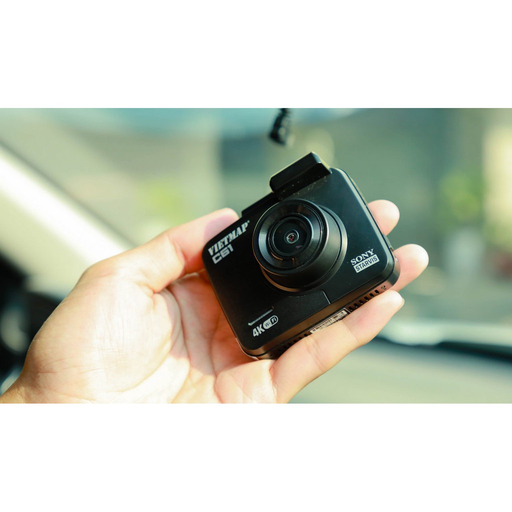 [Nhập mã TONG666 giảm 200k]Camera hành trình Vietmap C61- ghi hình 4K Cảnh báo giao thông bằng giọng nói - WIFI- GPS