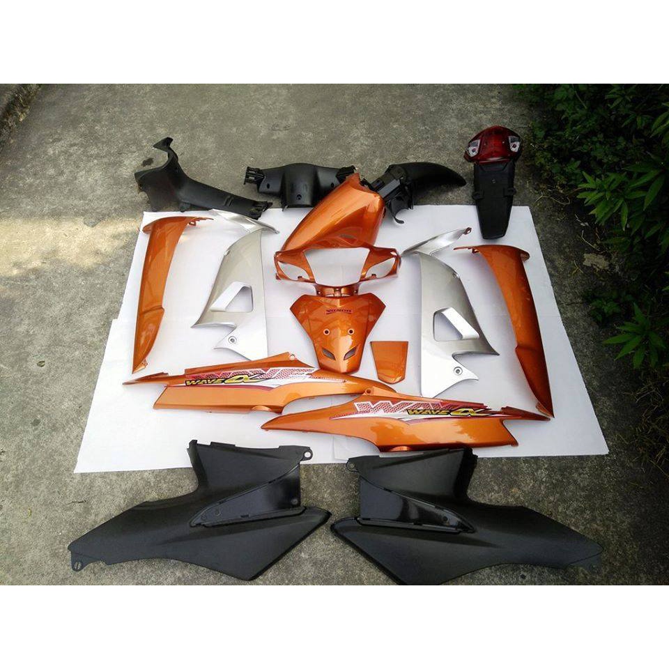 BỘ VỎ NHỰA WAVE A CAM 100 CC 2016