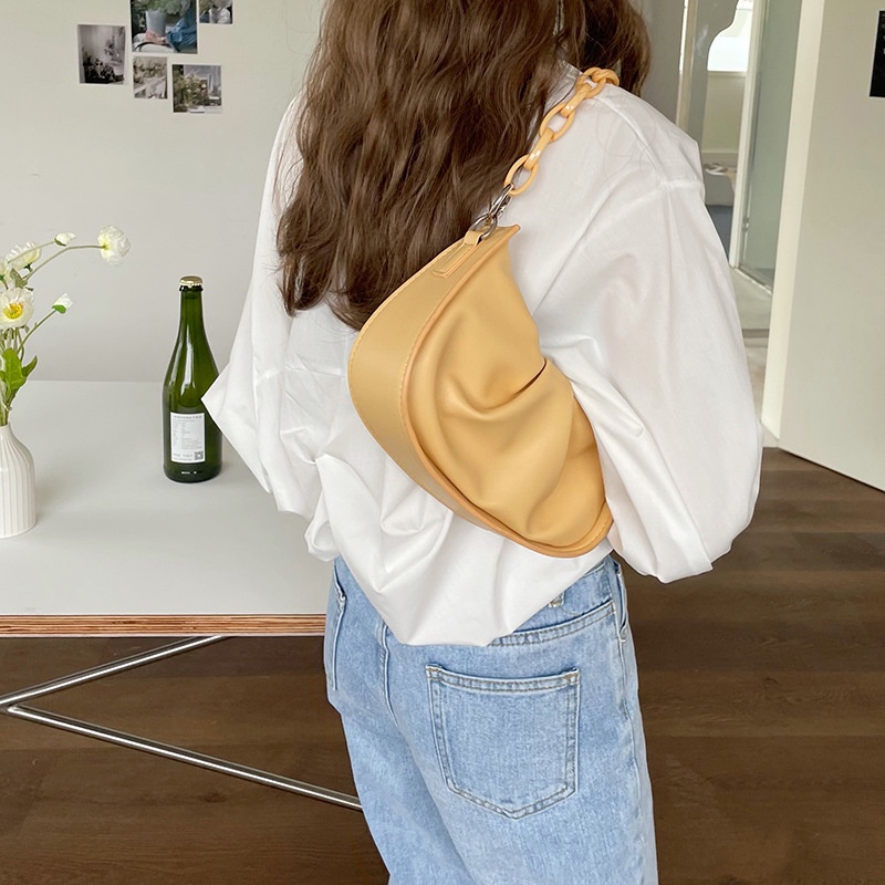 IELGY Túi Đeo Vai Bằng Acrylic Có Dây Xích Thời Trang Cho Nữ