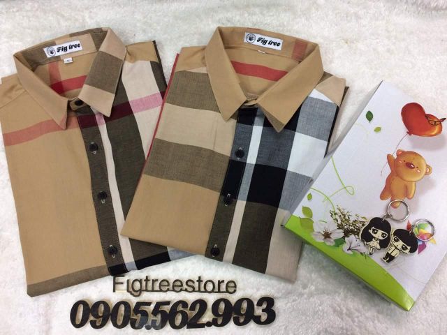 Áo sơ mi BBR màu kem cực HOT