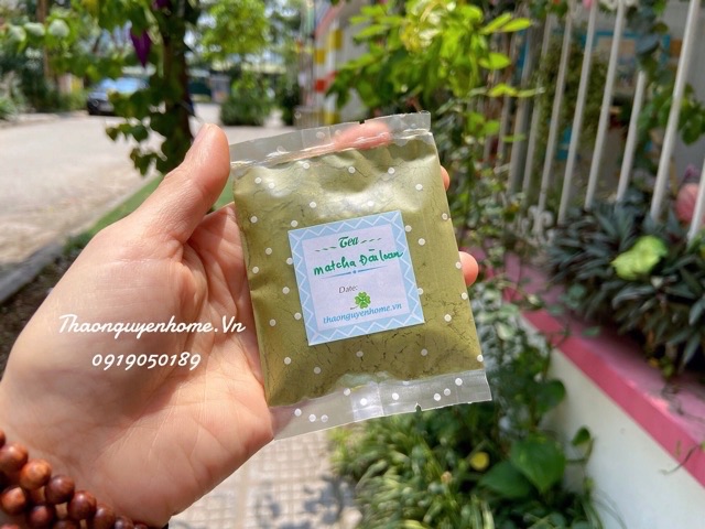 Bột matcha Đài loan hương nhài Mũ đỏ/bột trà xanh nguyên chất 20gr