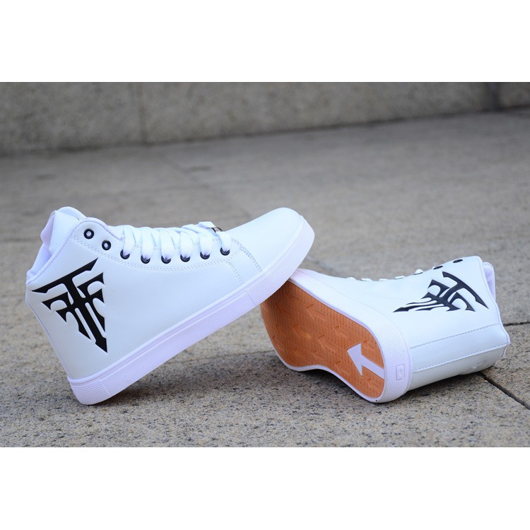 Giày nam GC205 - Giày cao cổ nam trắng thể thao nam sneaker siêu hot, dáng đẹp, da PU cao cấp Hotrend mới nhất