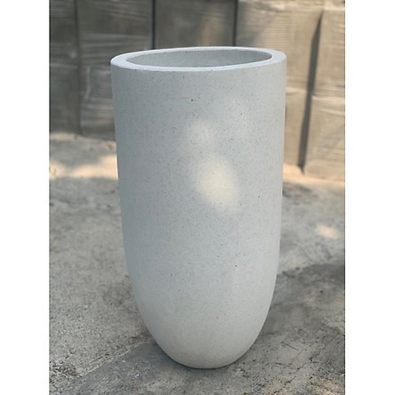 Chậu xi măng hình đầu đạn 30*44cm