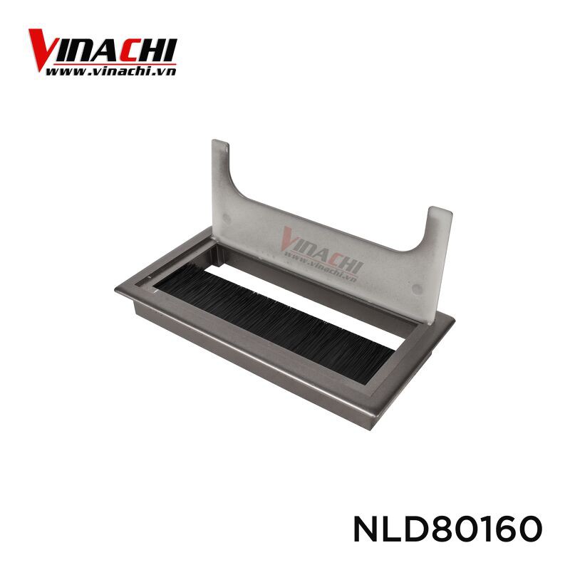 Nắp Luồn Dây Điện Chữ Nhật Nhựa - Nắp Luồn Dây Điện Chữ Nhật Nhựa tạo lỗ luồn dây điện qua mặt bàn dùng cho bàn làm việc