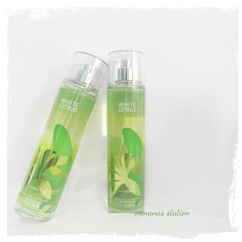 Xịt thơm toàn thân Bath and Body Works 236ml - WHITE CITRUS - Bodymist