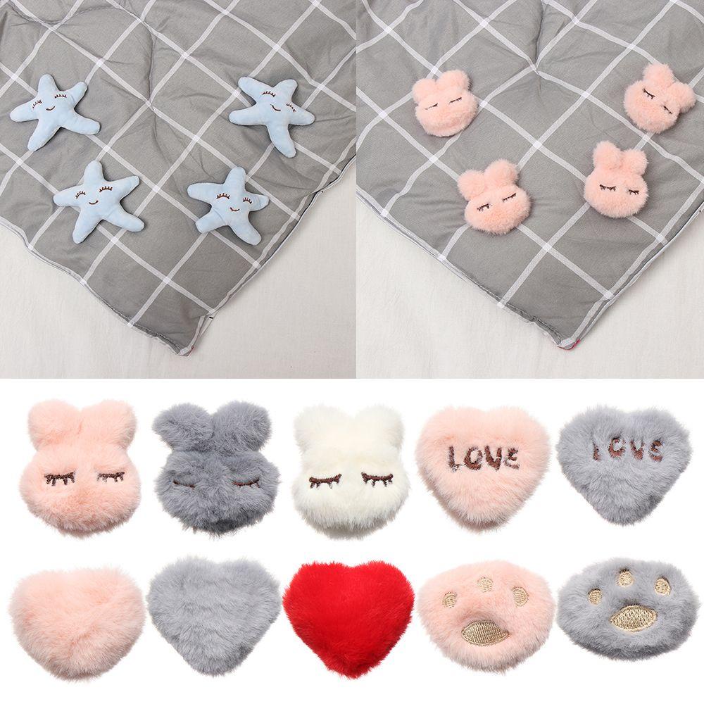 Set 4 Kẹp Giữ Chăn / Ga Trải Giường Chống Trượt Hình Trái Tim / Thỏ Dễ Thương