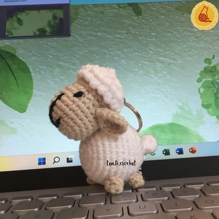 Móc khóa Handmade con cừu cute, thủ công bằng len