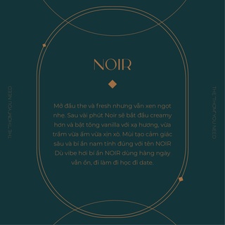 Nước Hoa Nam Eau De Cologne  - NOIR