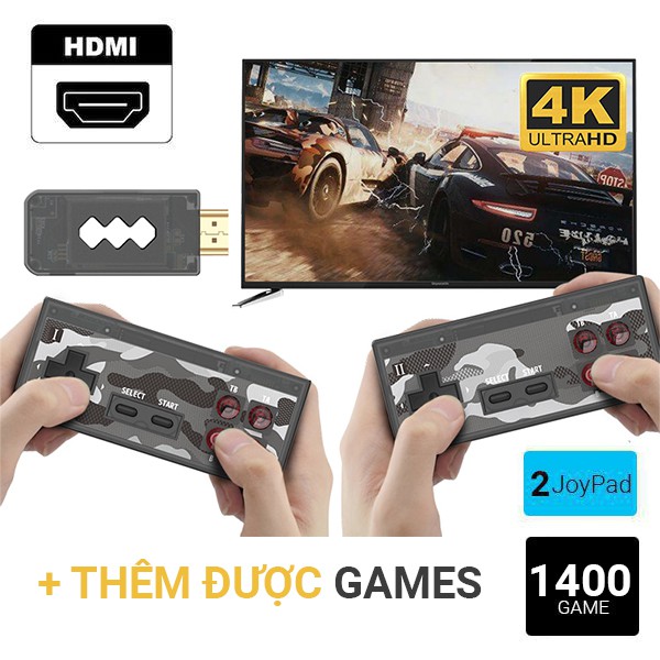 Máy chơi game cầm tay 2 người 4 nút HDMI-Y2 không dây – 568 trò chơi cổ điển