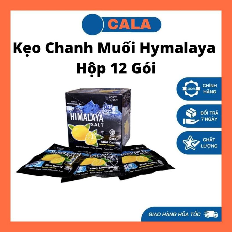 Kẹo Chanh Muối Hymalaya Hộp 12 Gói