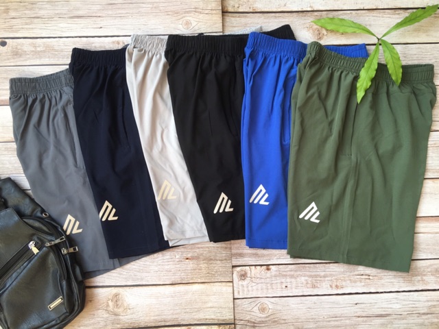 Quần đùi nam ống rộng, quần short nam nhiều màu vải gió thoáng mát