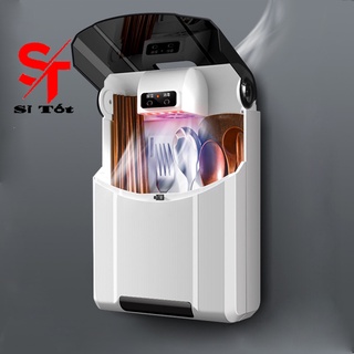 Máy Khử Trùng Sấy Khô Đũa Thìa Có Tia UV Diệt Khuẩn, Ngăn Côn Trùng Nấm Mốc Bảo Vệ Sức Khỏe
