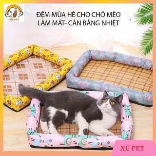 Đệm Nằm Mùa Hè Cho Chó Mèo Chống Nóng, Thoáng Mát ( Được Chọn Màu )