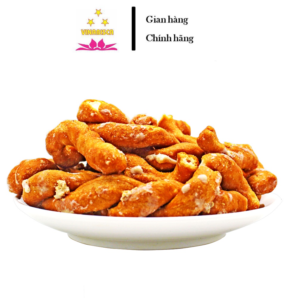 Quẩy xoắn đường vặn thừng giòn ngon loại to, quẩy đường, đồ ăn vặt tuổi thơ, quẩy chiên giòn
