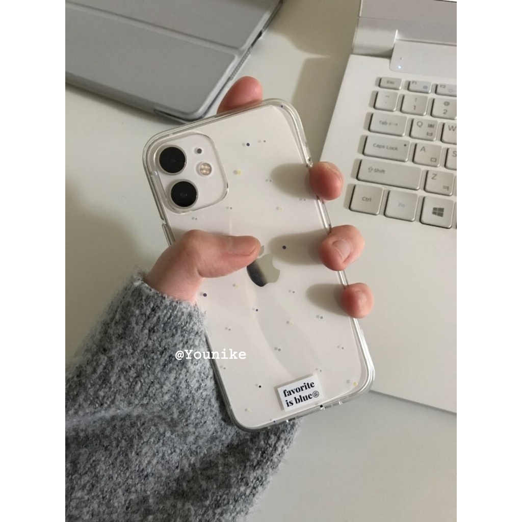 Ốp Điện Thoại Mềm Họa Tiết Chấm Bi Đơn Giản Cho Iphone 14 / 13pro / 12promax 11 / xr