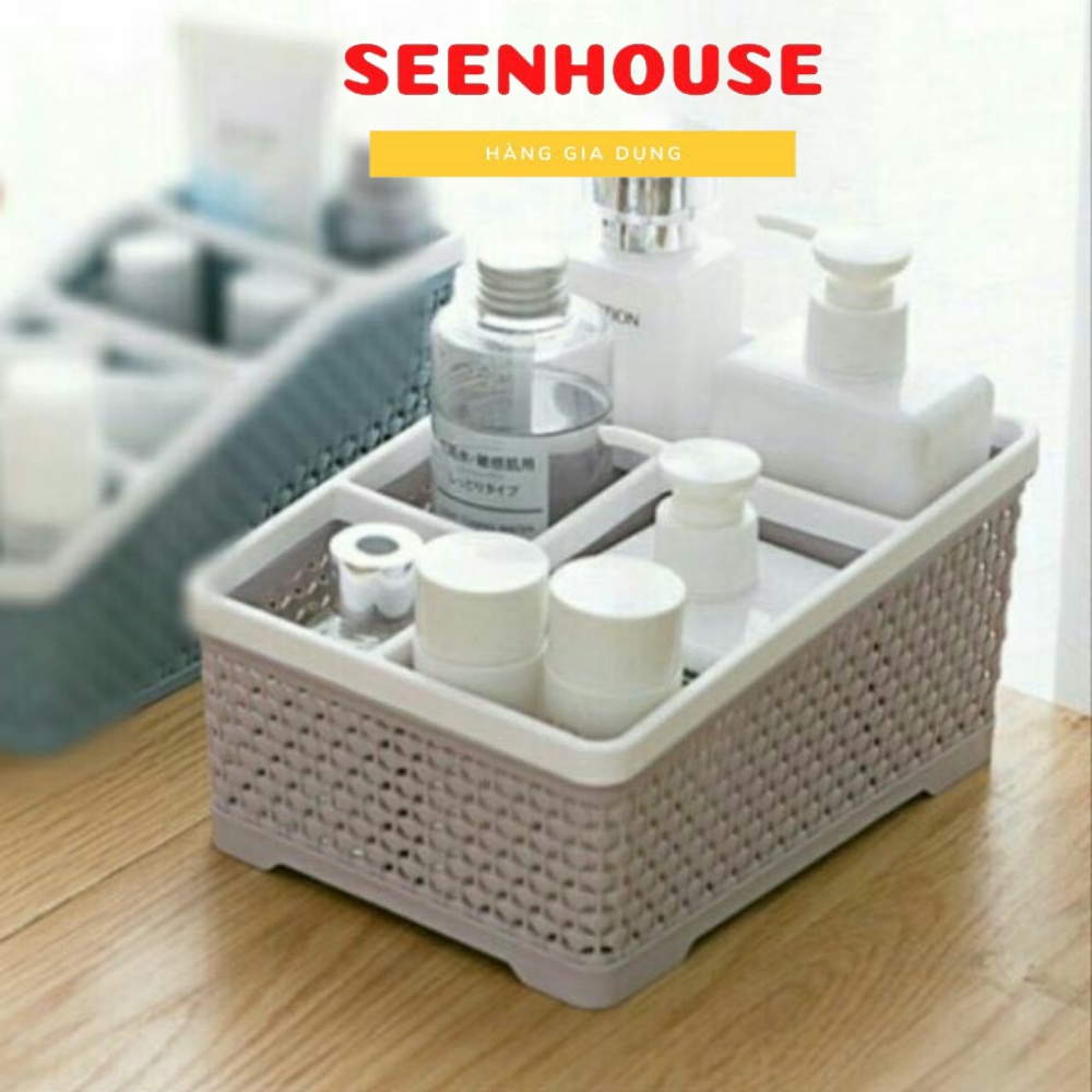 Khay để mỹ phẩm Việt Nhật 5688 đựng đồ đa năng 4 ngăn Cỡ TO