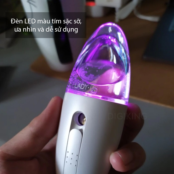Máy xịt khoáng Xiaomi LADY.BEI ultrasonic water supply meter - Purple