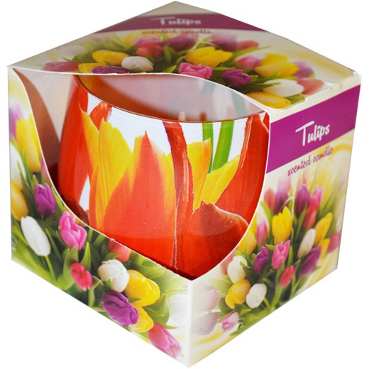 Ly nến thơm Admit ADM5495 Tulips 100g (Hương hoa tulips)