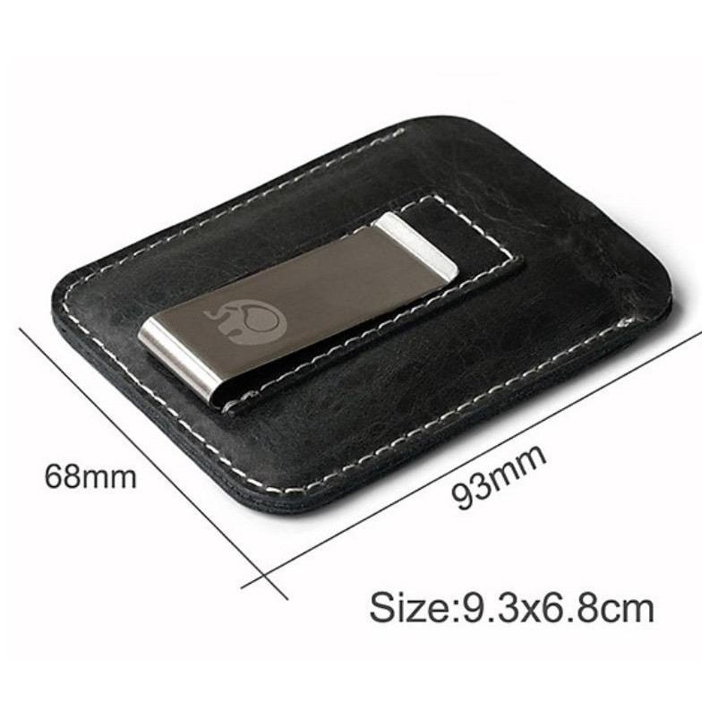 Money Clip Leather - Ví Kẹp Tiền Da Thật - Gia dụng SG