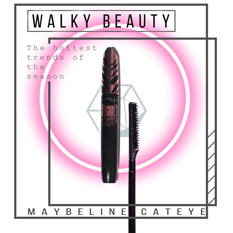 [Mã 66FMCGSALE hoàn 8% xu đơn 500K] MASCARA ĐẦU LƯỢC MAYBELINE CAT EYE HYPER CURL ( BẢN NHẬT )