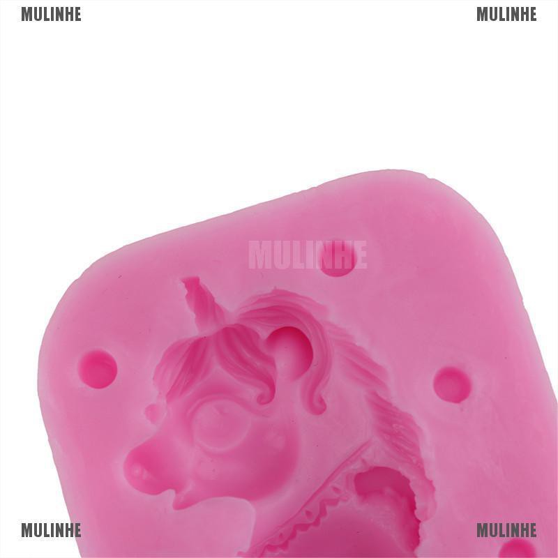 Bộ 2 Khuôn Silicone Làm Bánh Hình Kỳ Lân 3D