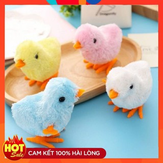 Đồ Chơi Cho Bé Gà Con Dây Cót 4 Màu Siêu Đáng Yêu Ngộ Nghĩnh