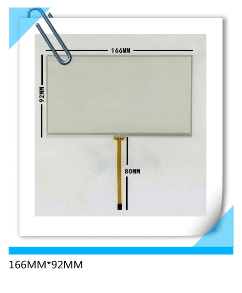 C070VW03 V0  166*92 new 7 inch 6.95 inch 4 wire resistance touch screen LCD panel 166MM*92MM TM070RDH01 C070VW03 V0