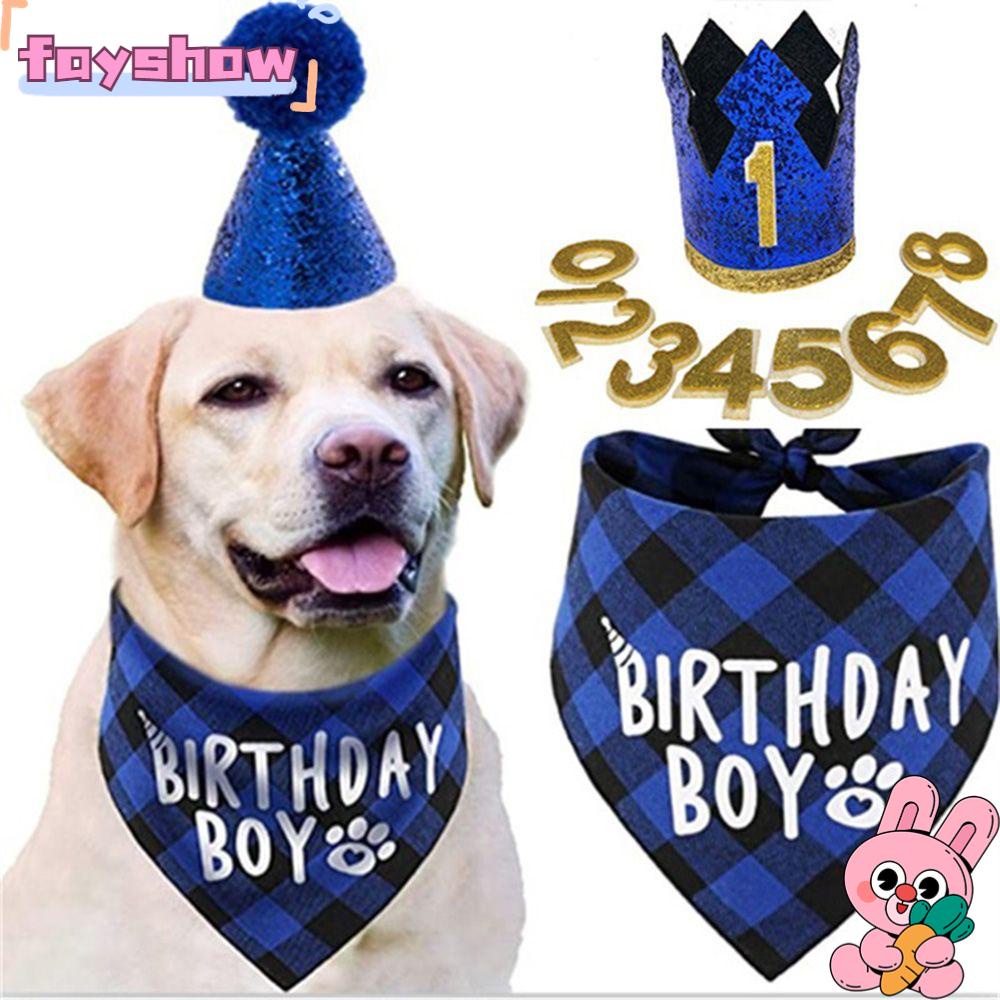 Khăn Quàng Cổ Tam Giác Bằng Vải Cotton Kẻ Ô Cho Thú Cưng