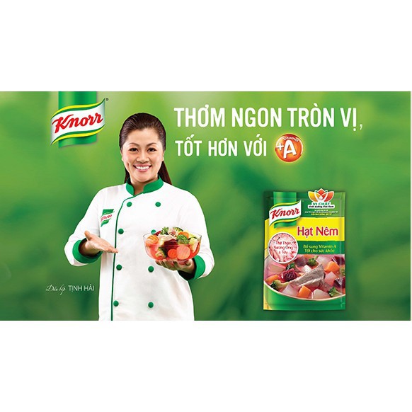 Hạt nêm Knorr từ thịt thăn xương ống và tủy bổ sung vitamin a tốt cho sức khỏe 1.8kg