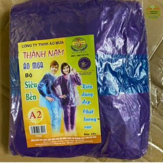 Áo mưa bộ nilong dẻo, bền, giá rẻ A2