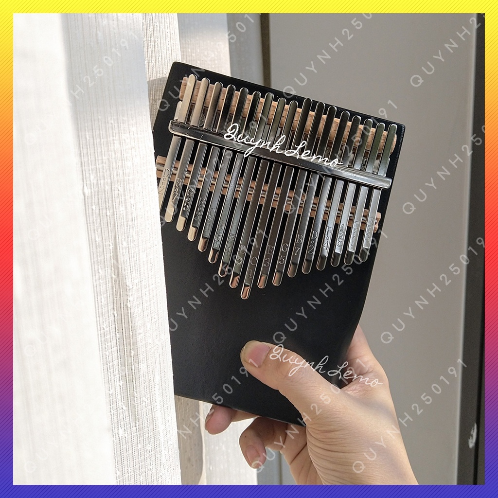 Đàn kalimba 17 phím siêu rẻ âm hay không tịt - full bộ phụ kiện