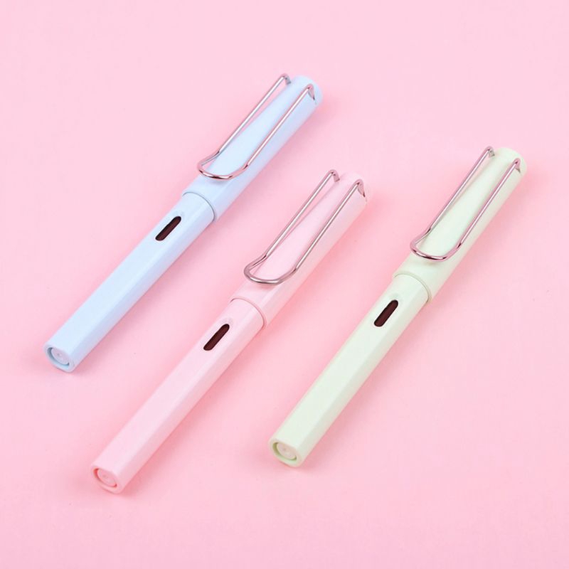 love* Fashion 0.5mm 0.38mm Fountain Pen Replaceable Ink Fine Nib Business Stationeries