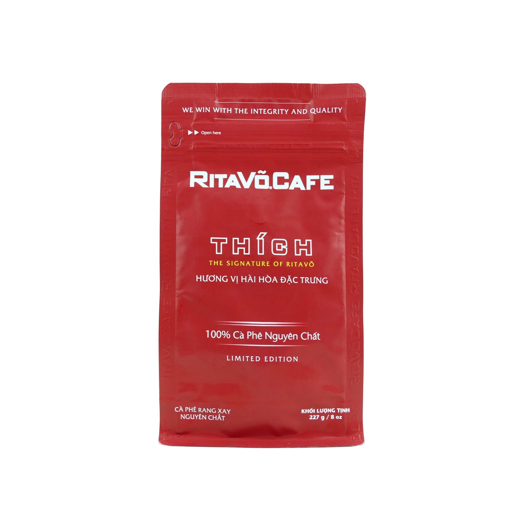 Cà phê rang xay cao cấp RitaVõ dòng THÍCH 227G