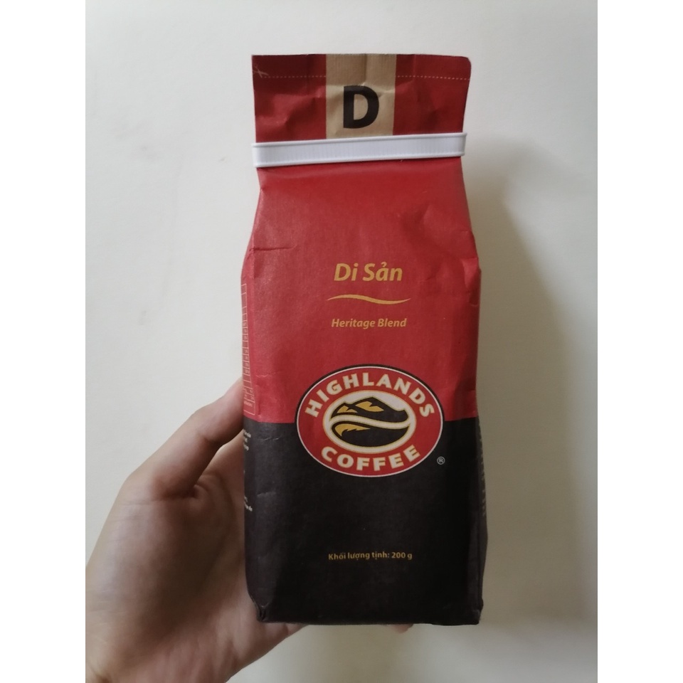 Cà phê rang xay Di Sản Highlands Coffee gói 200g