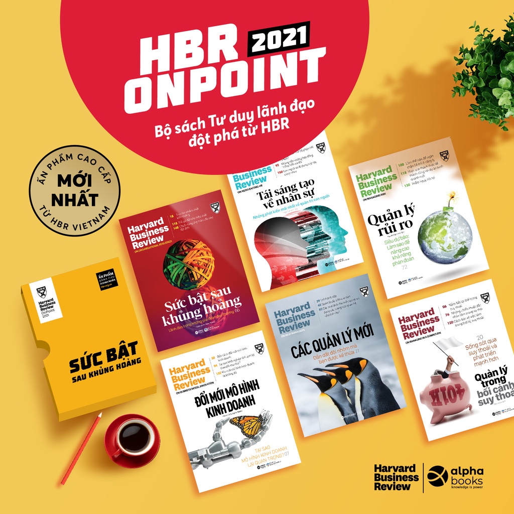 Sách - Bộ HBR Onpoint 2021 - Sức Bật Sau Khủng Hoảng (COMBO 3 cuốn)
