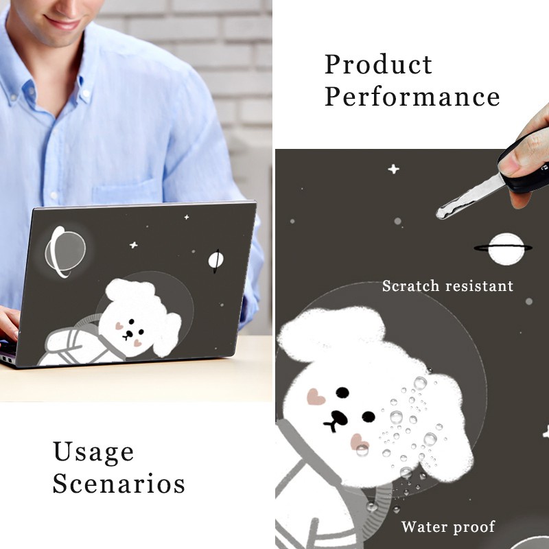 Miếng Dán Trang Trí Laptop Họa Tiết Hoạt Hình Đáng Yêu Chống Trầy Cho Matebook 13 14 X Pro 2021 D14 D15 2020 Magicbook 16.1
