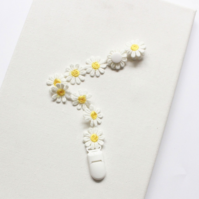 Kẹp Núm Ti Giả Phối Ren Hoa Cúc Nhỏ Cho Bé Sơ Sinh