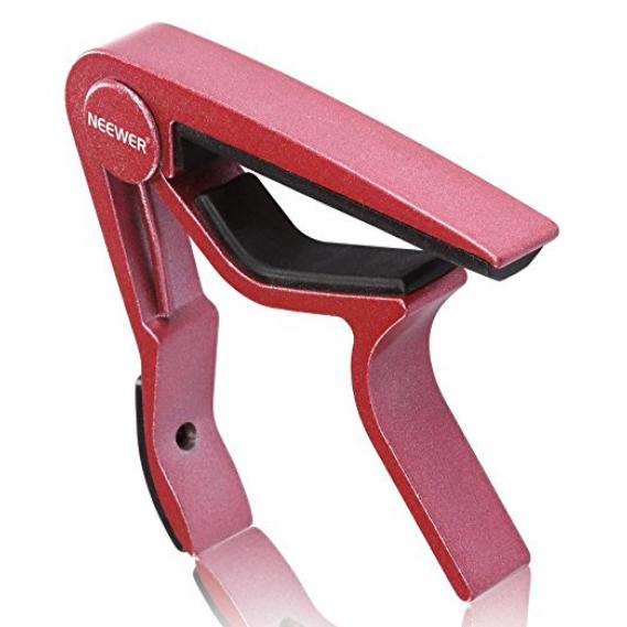 Capo đàn guitar một tay màu đen/xanh dương/đỏ/vàng/bạc)