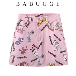 Chân váy in hình loại 1 order Taobao