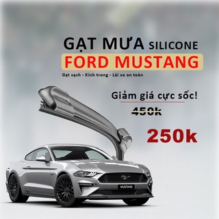 Gạt mưa cho xe ford mustang - gạt mưa lưỡi silicon siêu sạch gm06